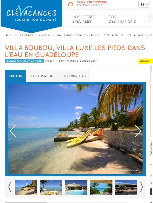 CléVacances Guadeloupe Villa Boubou en 4 clés, bientôt en 5 clés CléVacances Guadeloupe Villa Boubou en 4 clés, bientôt en 5 clés