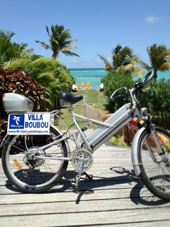 Vélo electrique de la villa Boubou en Guadeloupe