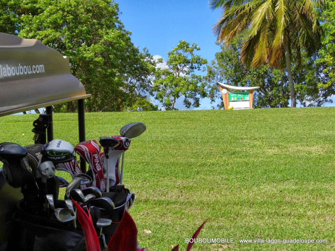 Trou 18 golf Saint François Guadeloupe