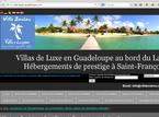 Location villa luxe Guadeloupe bord lagon et Golf Saint François