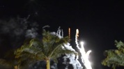 Feu d'artifice du carnaval de Saint François en Guadeloupe le 20 février 2012