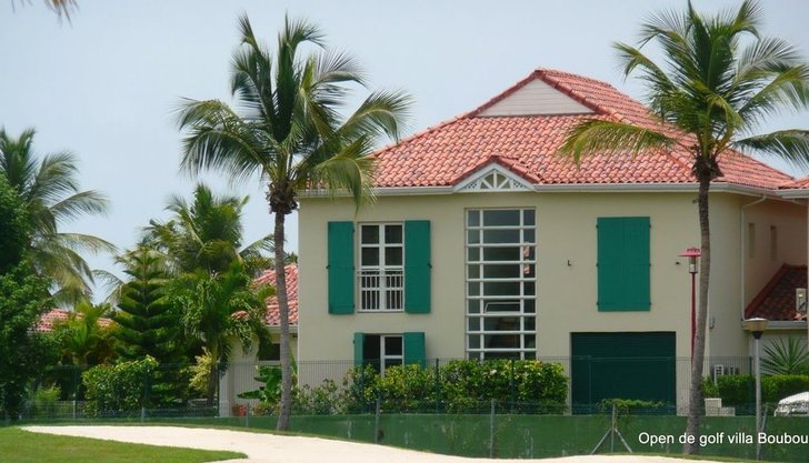 Villa Boubou, devant le golf de 18 trous de Saint François Guadeloupe