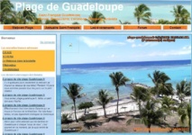 Site officiel de la webcam de "Plage Guadeloupe" de Savannah en Guadeloupe