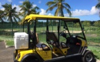 Voiture électrique à disposition dans la villa Boubou