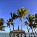 La plage du Méridien hotel de luxe à Saint François