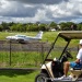 l'aérodrome collé au golf de Guadeloupe