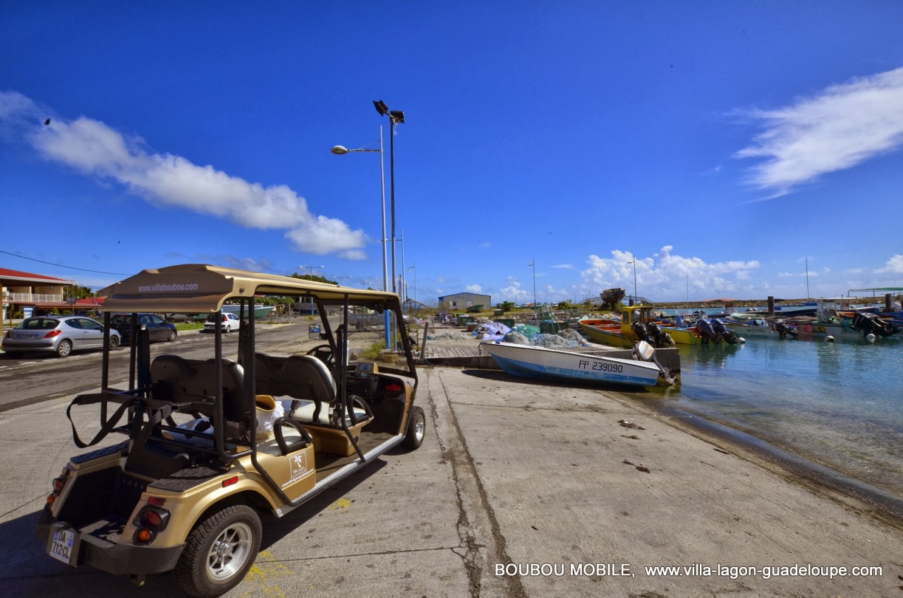 Port de pêche saint françois Guadeloupe La Boubou Mobile Golfette à Disposition des clients Port de pêche saint françois Guadeloupe La Boubou Mobile Golfette à Disposition des clients