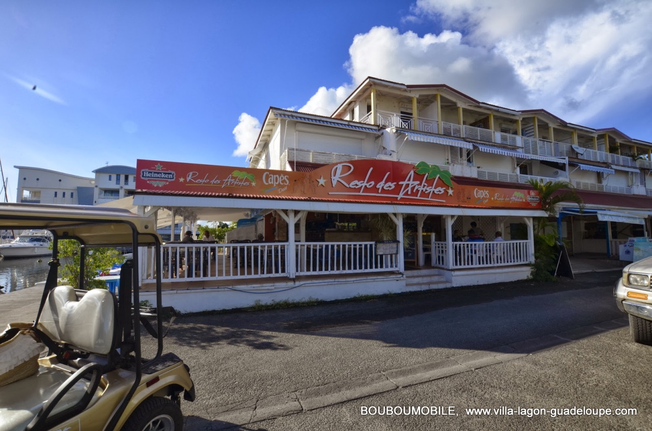 Marina et resto des artistes st françois guadeloupe