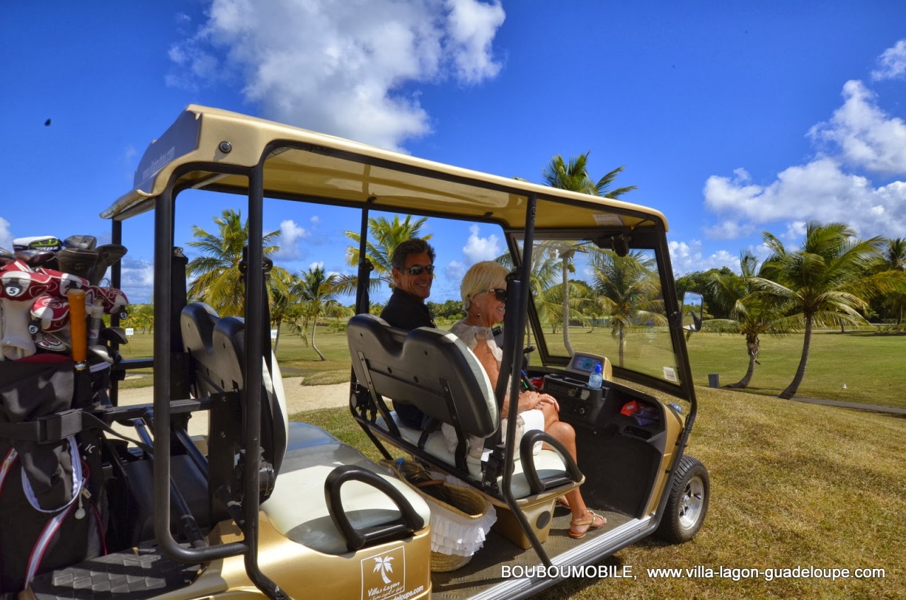 Nicolle & Didier au golf de Saint François