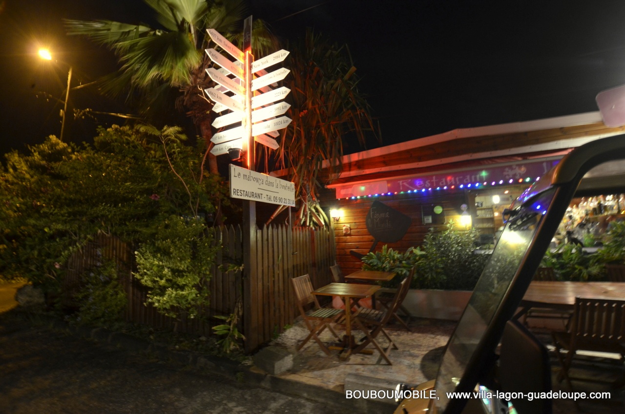 Restaurant Le Mabouya prés du port de saint François