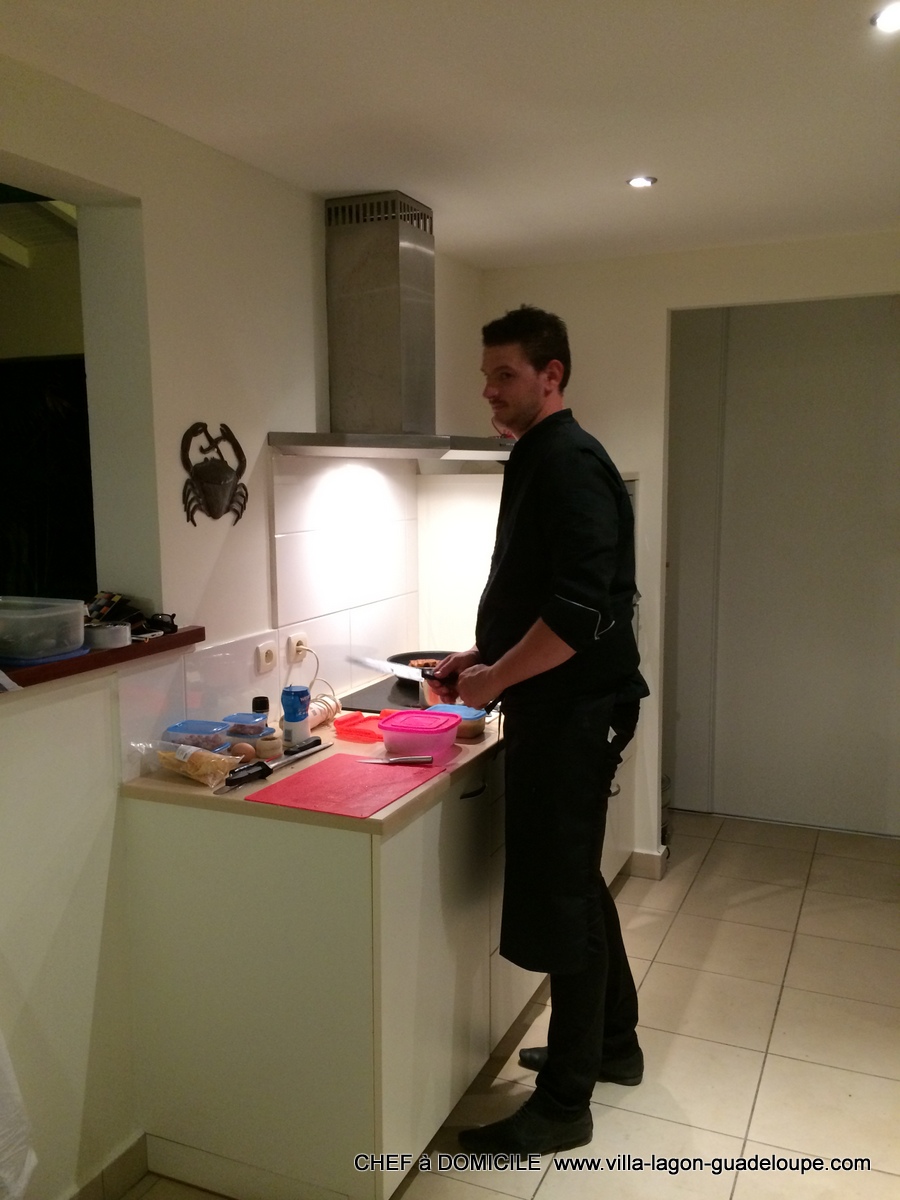 le chef cuisinier à Domicile Arnaud